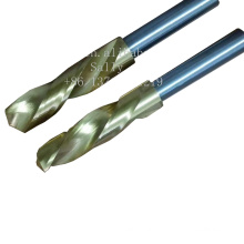 2 Flutes automatic lathes Titanium-Plated left drill for stainless steel